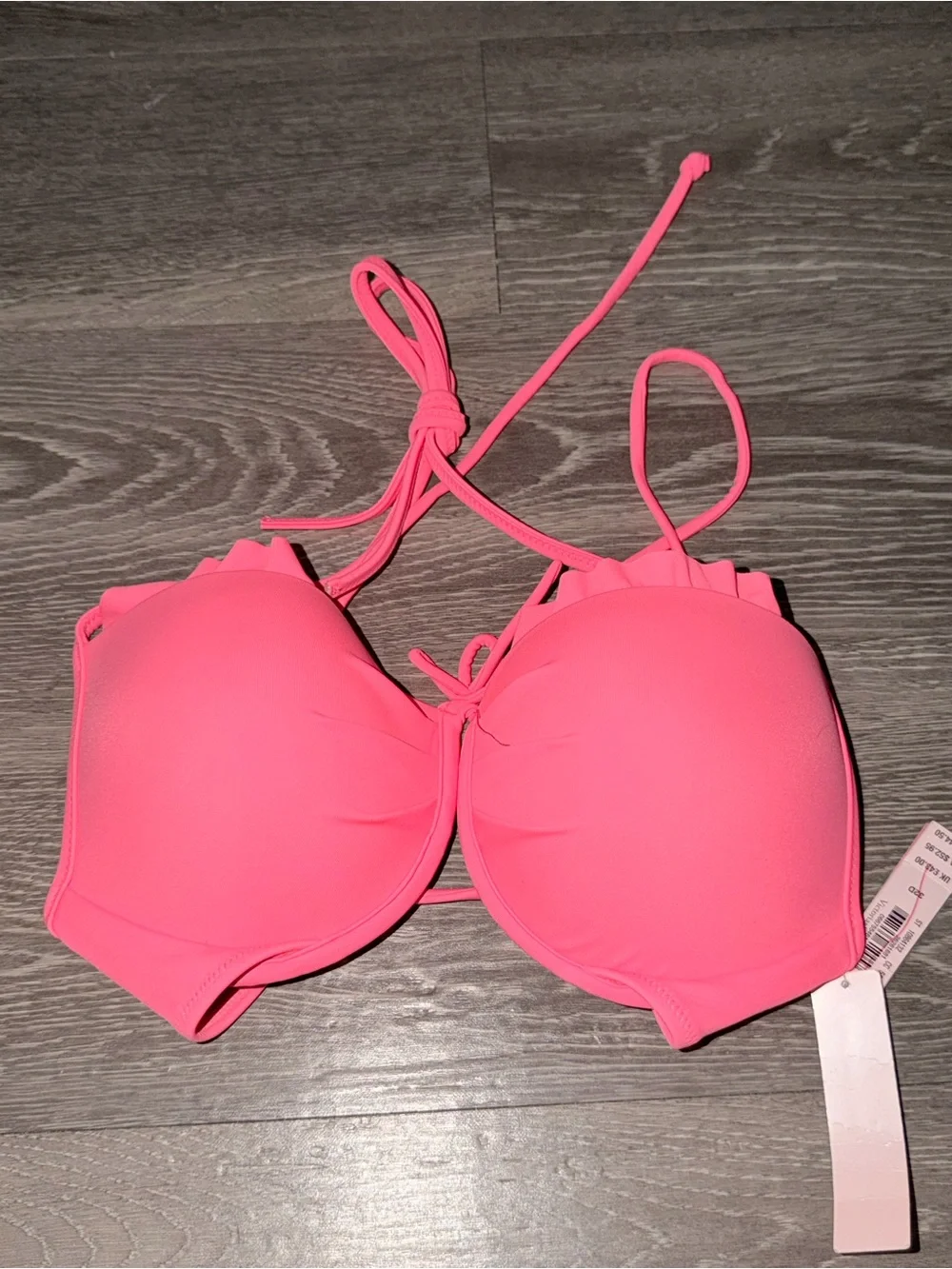 Victorias Secret Swim Suit Bikini Top Size 32D - Picture 1 of 3